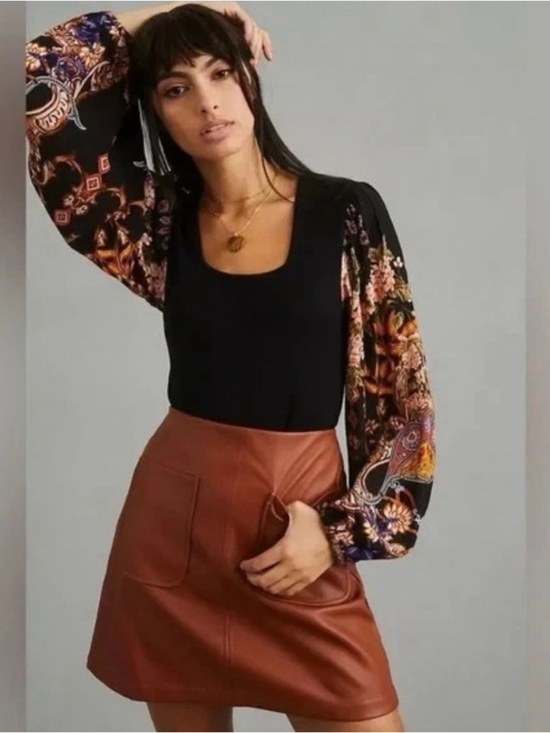 Bl^Nk London Sweaters - Bl^nk London Floral Balloon Sleeve Pullover Sweater Medium